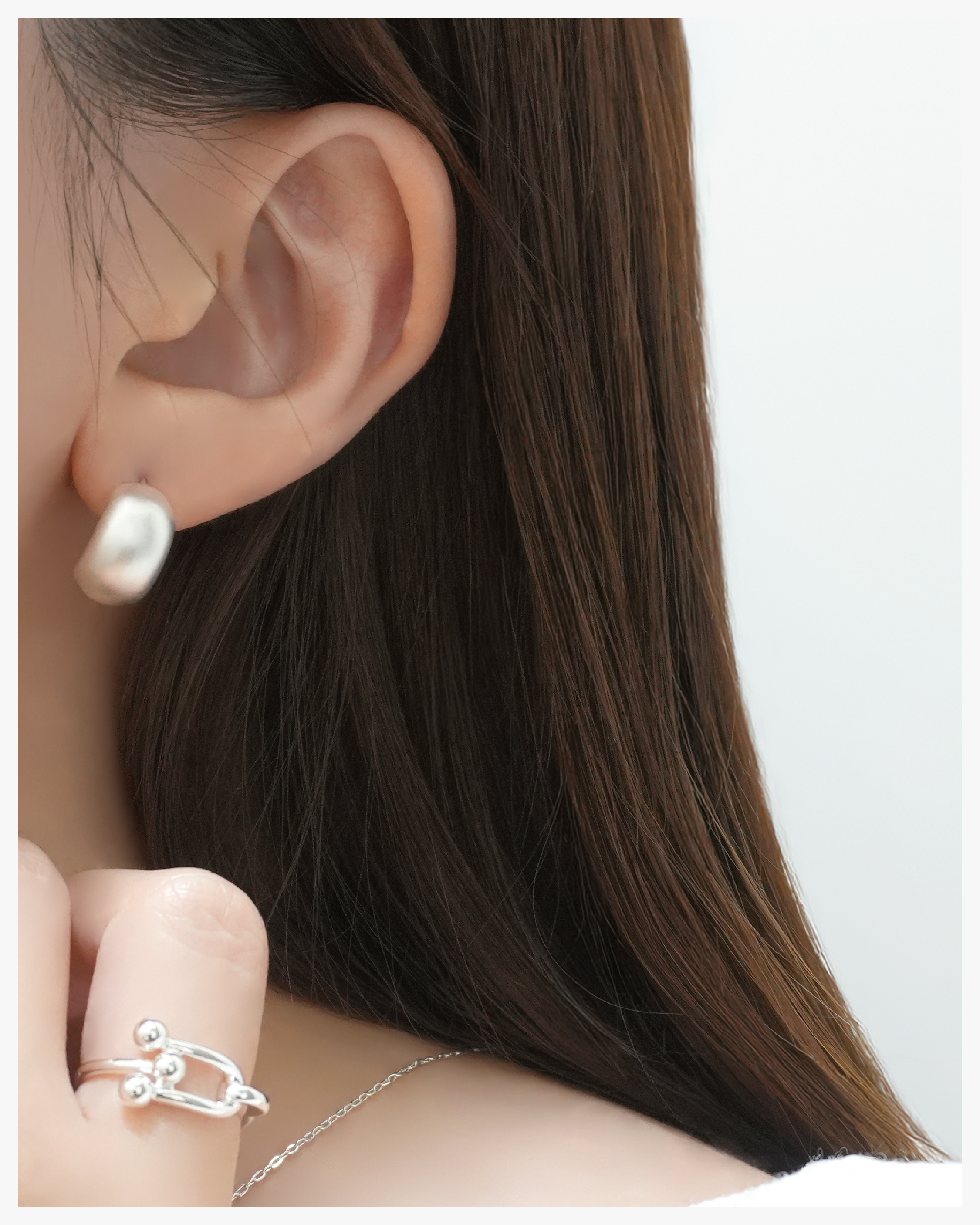 Ethereal Lunar Matte Hoops
