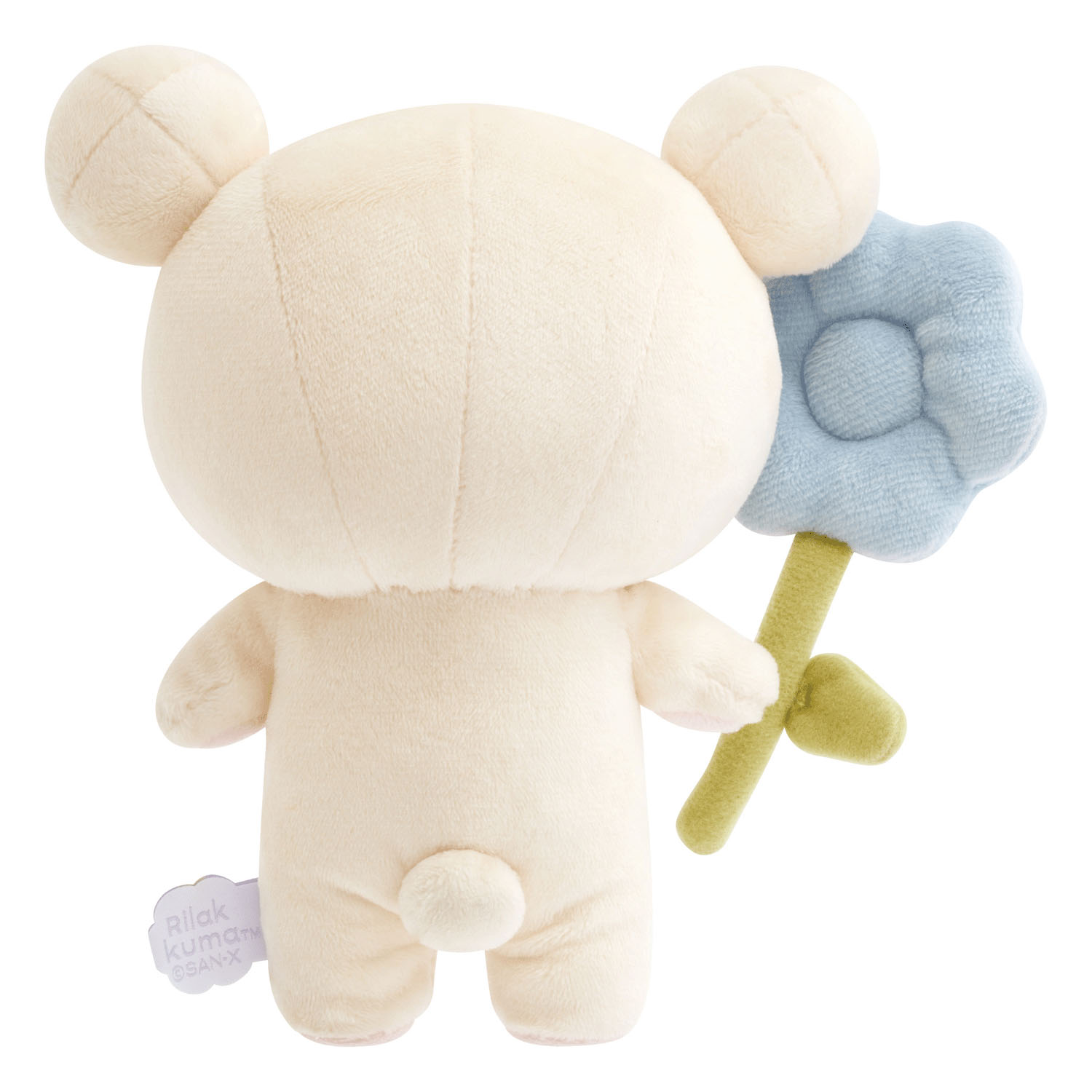 鬆弛熊 - 花朵系列公仔 (小白熊款)