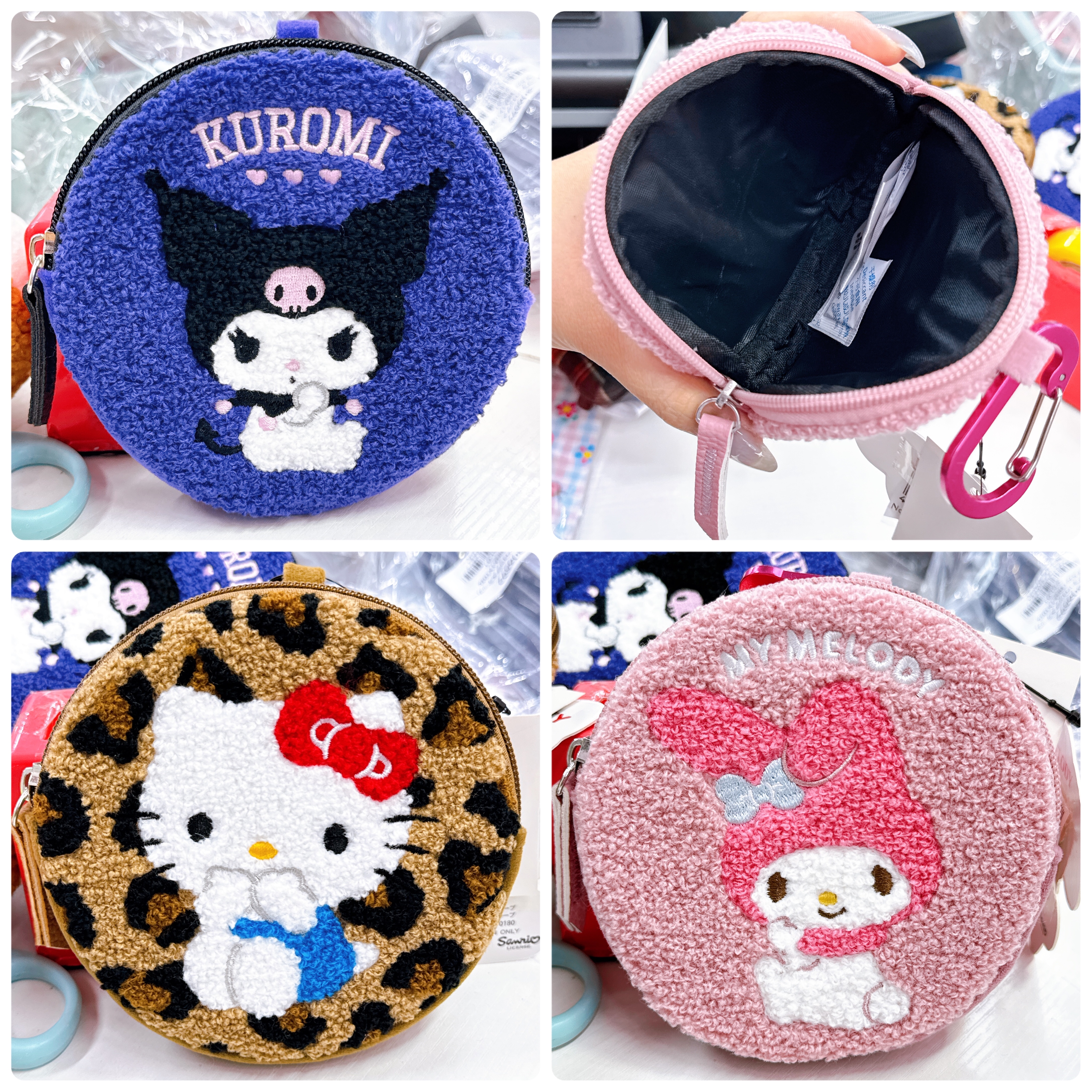 日本直送Sanrio新款毛毛散子包掛飾掛飾