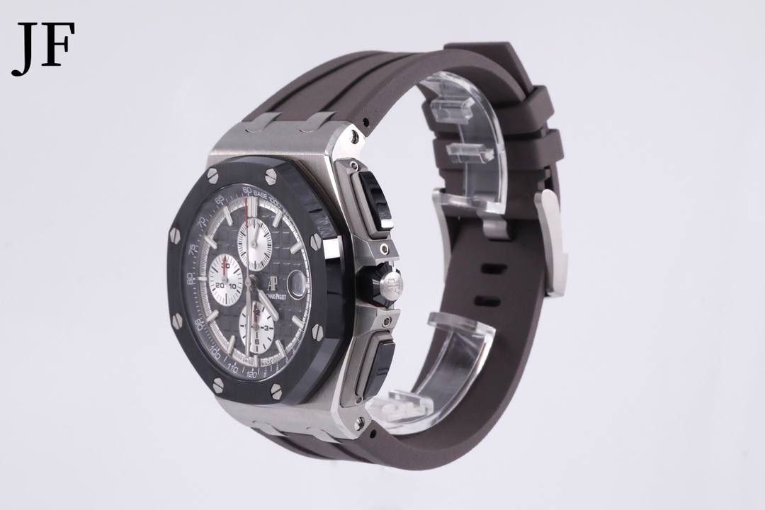 🚀精品 AP 皇家橡树离岸型 大熊猫计时码表 AP 26400 精钢表壳 陶瓷表圈 双面蓝宝石镜面 3126机芯 橡胶表带 精钢针扣 直径44mm💯