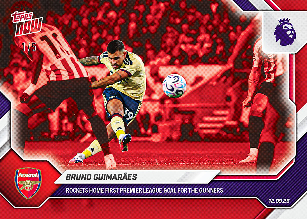 Bruno Guimarães - 2026-27 Premier League Topps NOW® #22【團購】