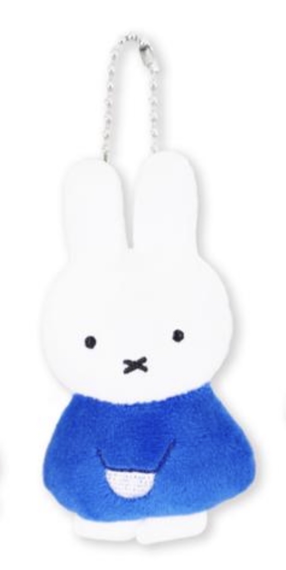 MIFFY 公仔 掛件 藍色 側身