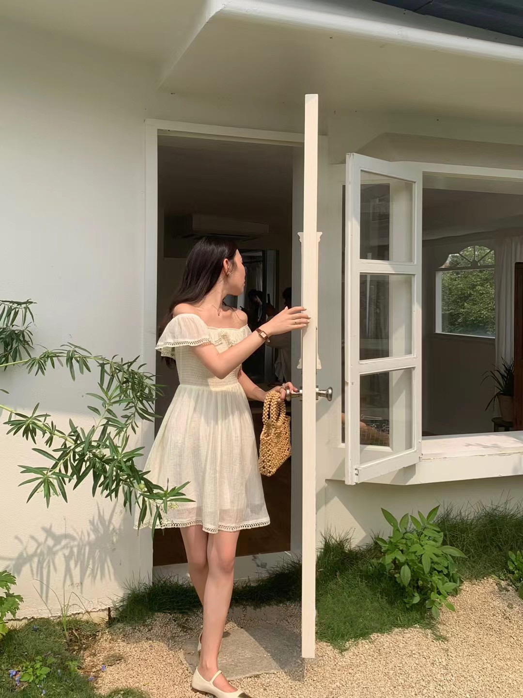 Alice Dress 爱丽丝连身裙🤍🤎上身气质秒🆙🆙🆙 ( 2 colour)