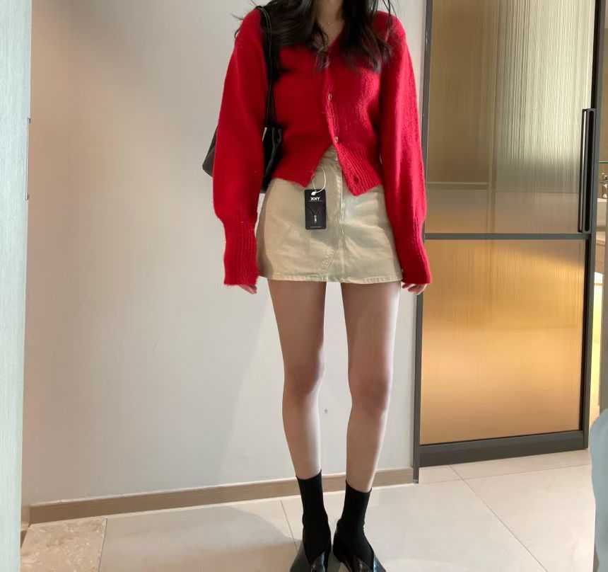 洗水布牛仔裙褲