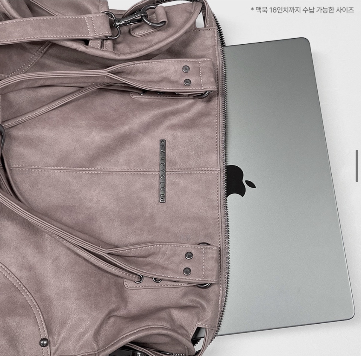 Fancyclub BELTED WASHING LEATHER BAG (PINK) F25QE990