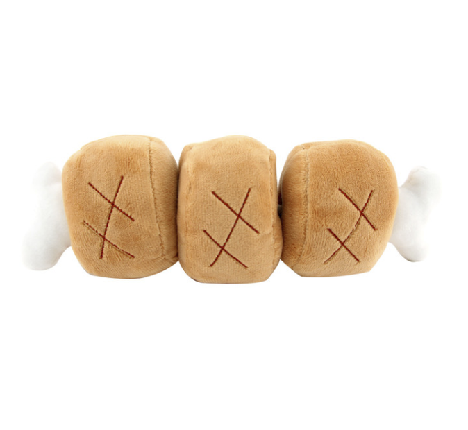 *SuperPet 🇰🇷 狗狗BBQ烤肉大大隻益智嗅聞玩具