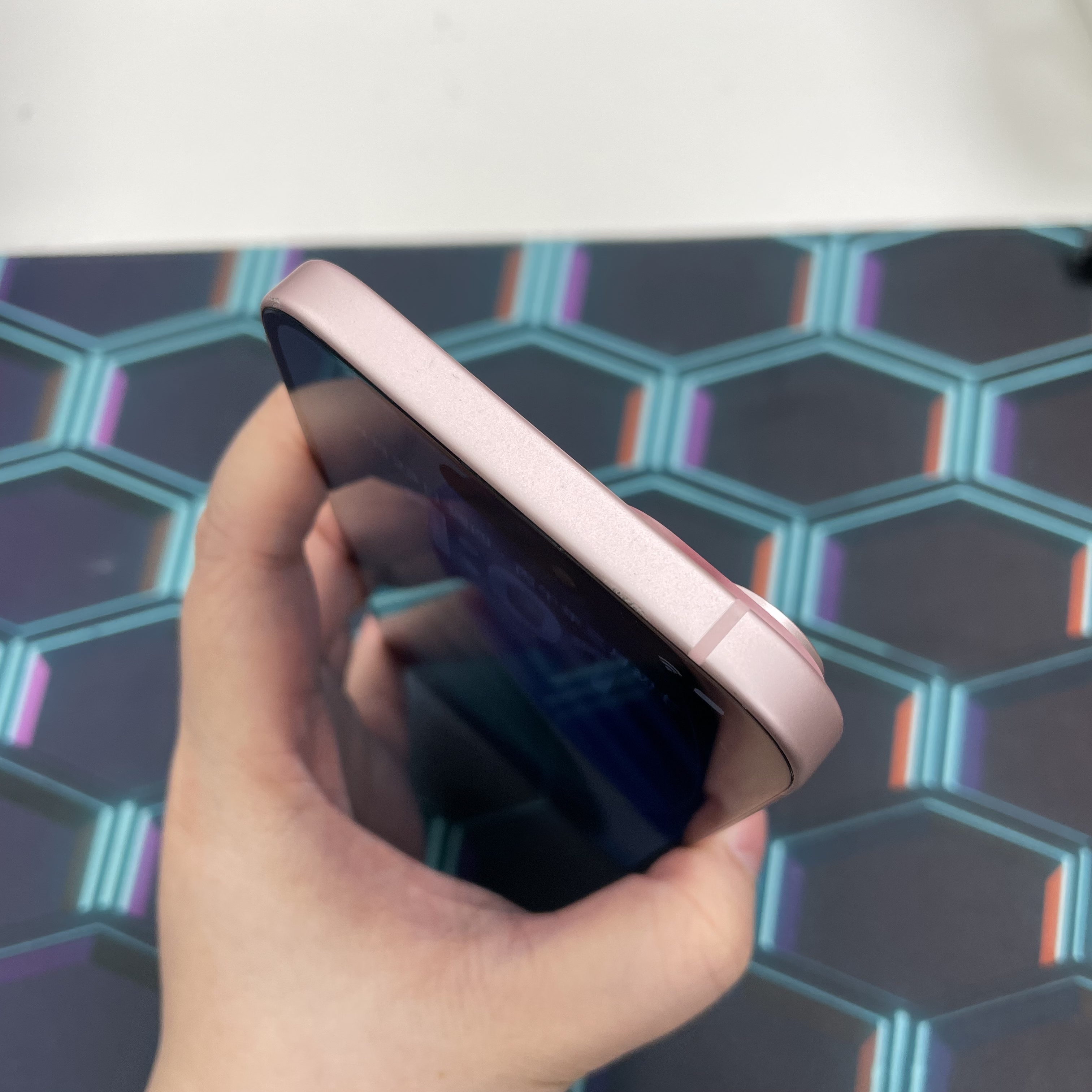 *6412 15 plus 勁靚機 256GB 電91 粉色 pink