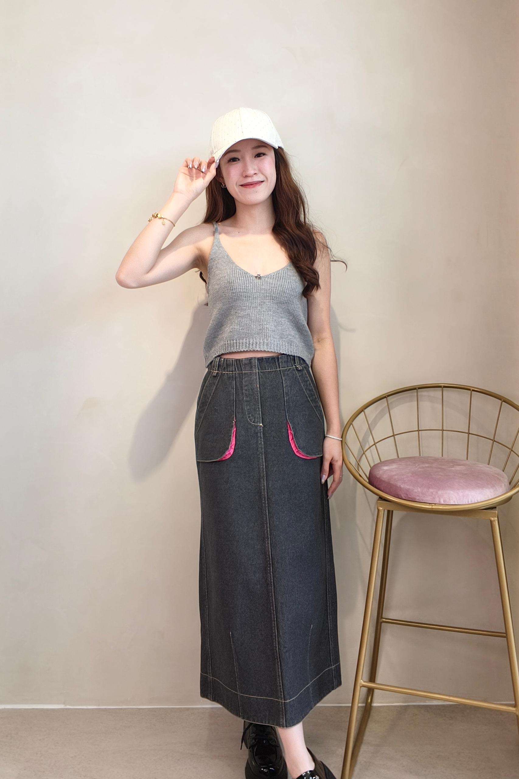 954 Soft Knit Heart Cami