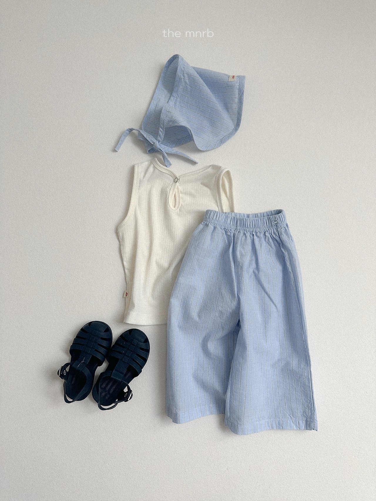 Minirobe | stripe pants (Mint/Blue)