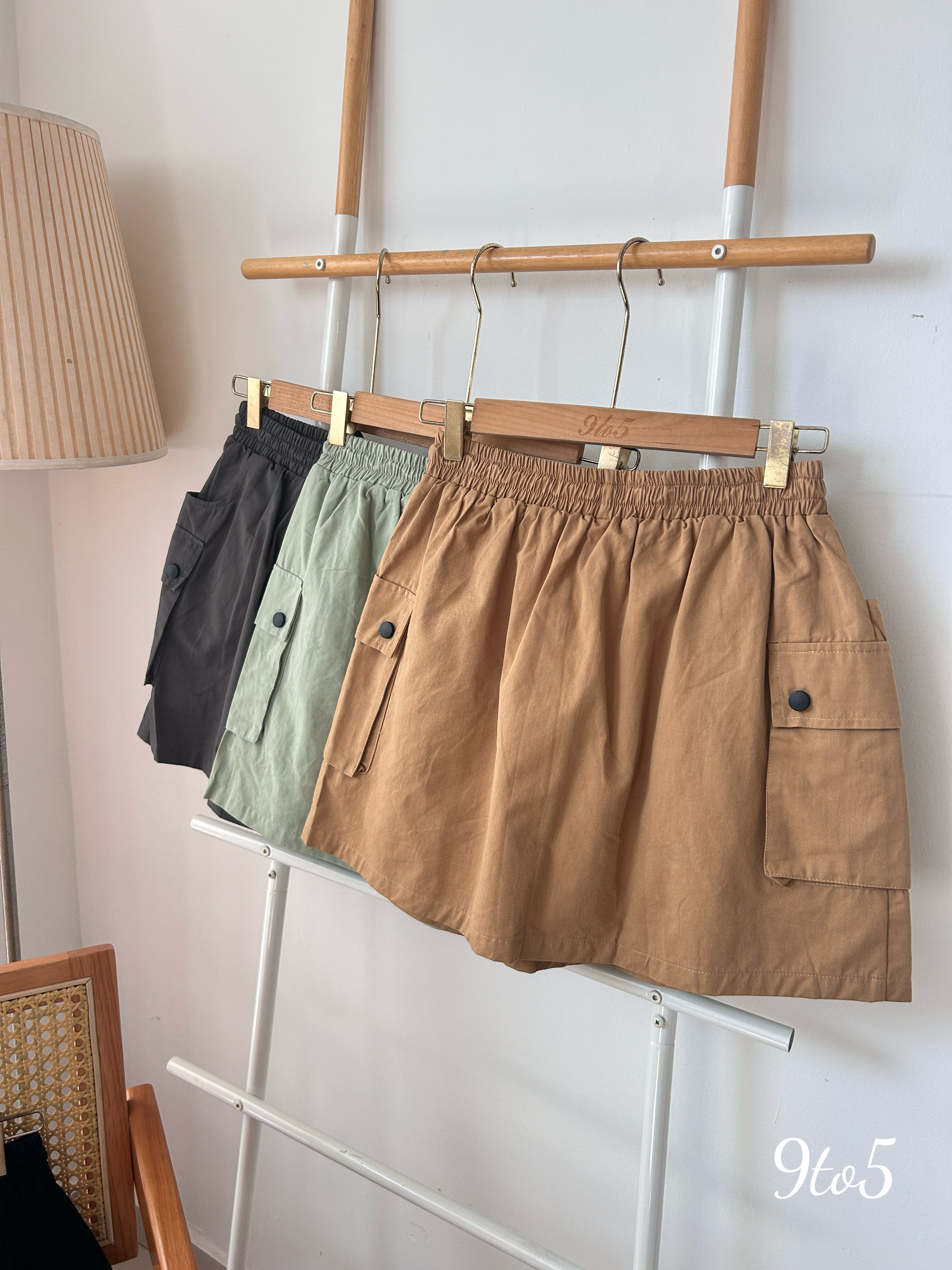S1771 Cargo Short Skirt - 4 Colors