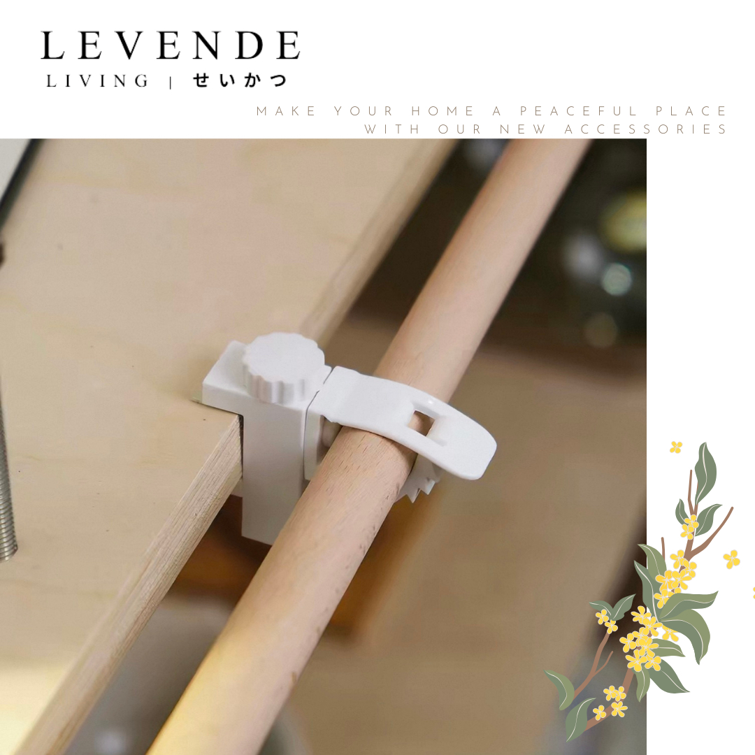 Levende櫃子簾層板掛桿夾