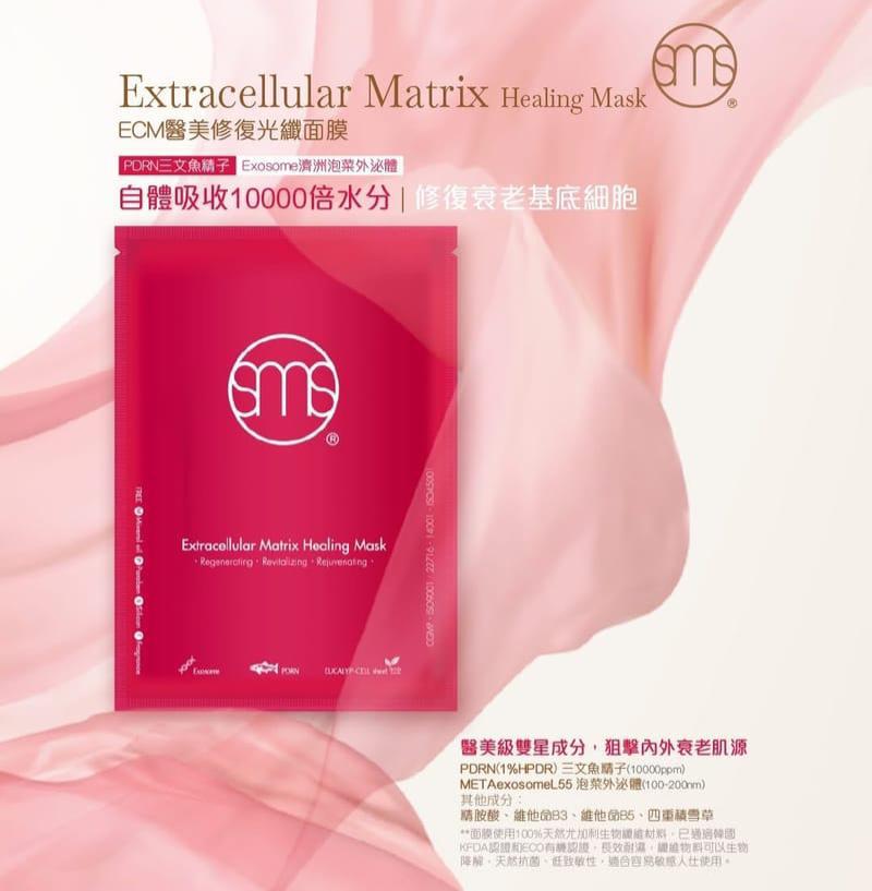 SMS ECM醫美修復光纖面膜5片/DRP醫美光纖面膜5片