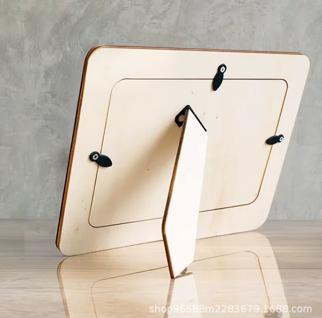 DIY手工材料-木質白胚相框 (G748)  🚛 送貨方式請選(4)