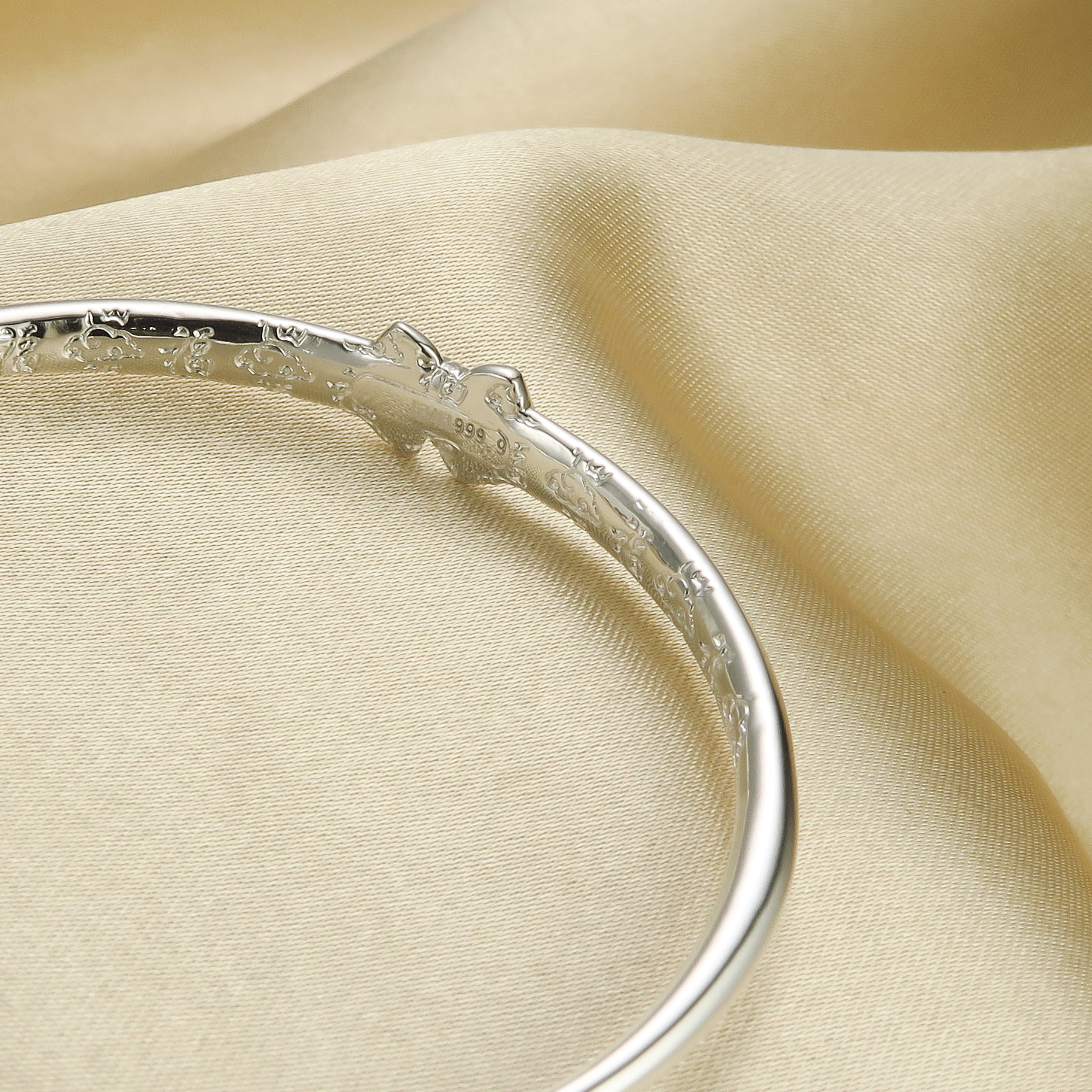  NO.ZH413  999純銀手鐲     16.8g   