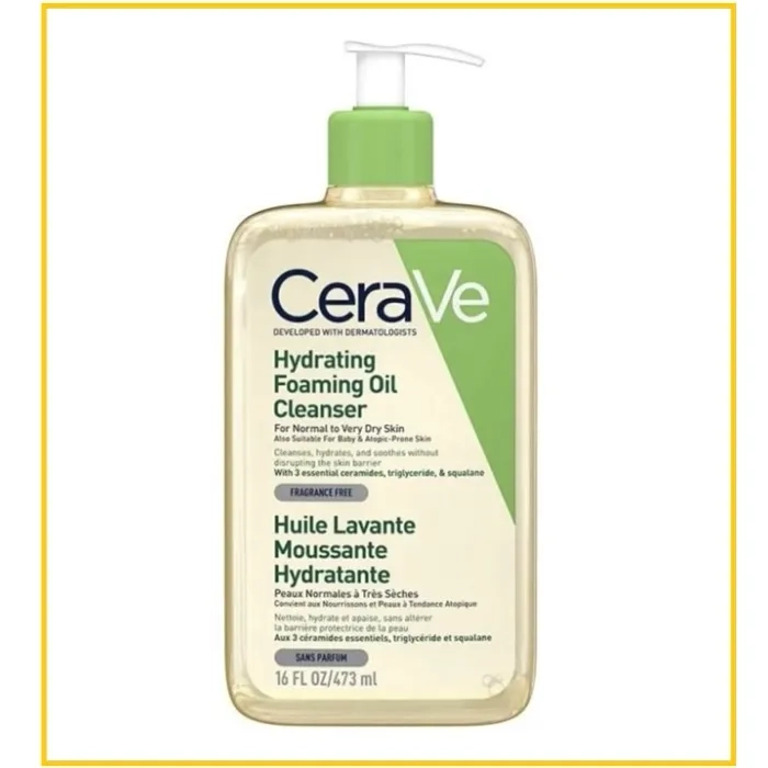 【現貨】【CeraVe】Hydrating Foaming Oil Cleanser 強效保濕潔膚洗面乳+沐浴油  473 ml 