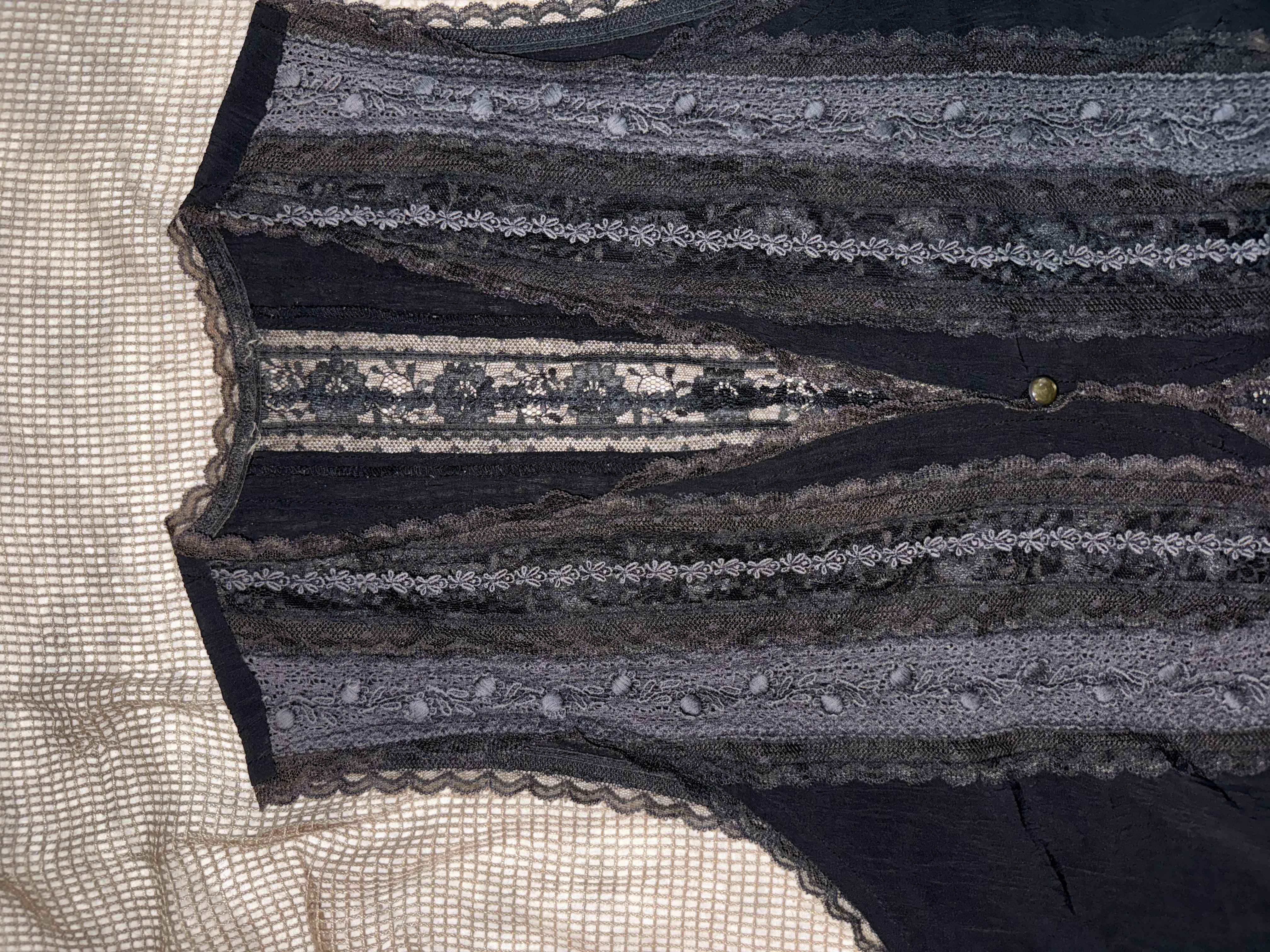 Vintage Lace Waistcoat