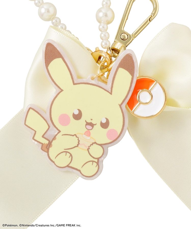 🎀【預訂】 PokePeace x Maison de FLEUR 絲帶掛飾 - Pikachu