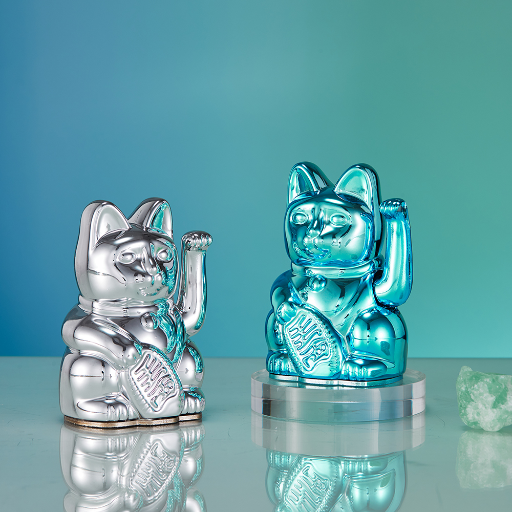 📦訂購 台灣代購 Mini Lucky Cats 迷你幸運繽紛自動招手招財貓