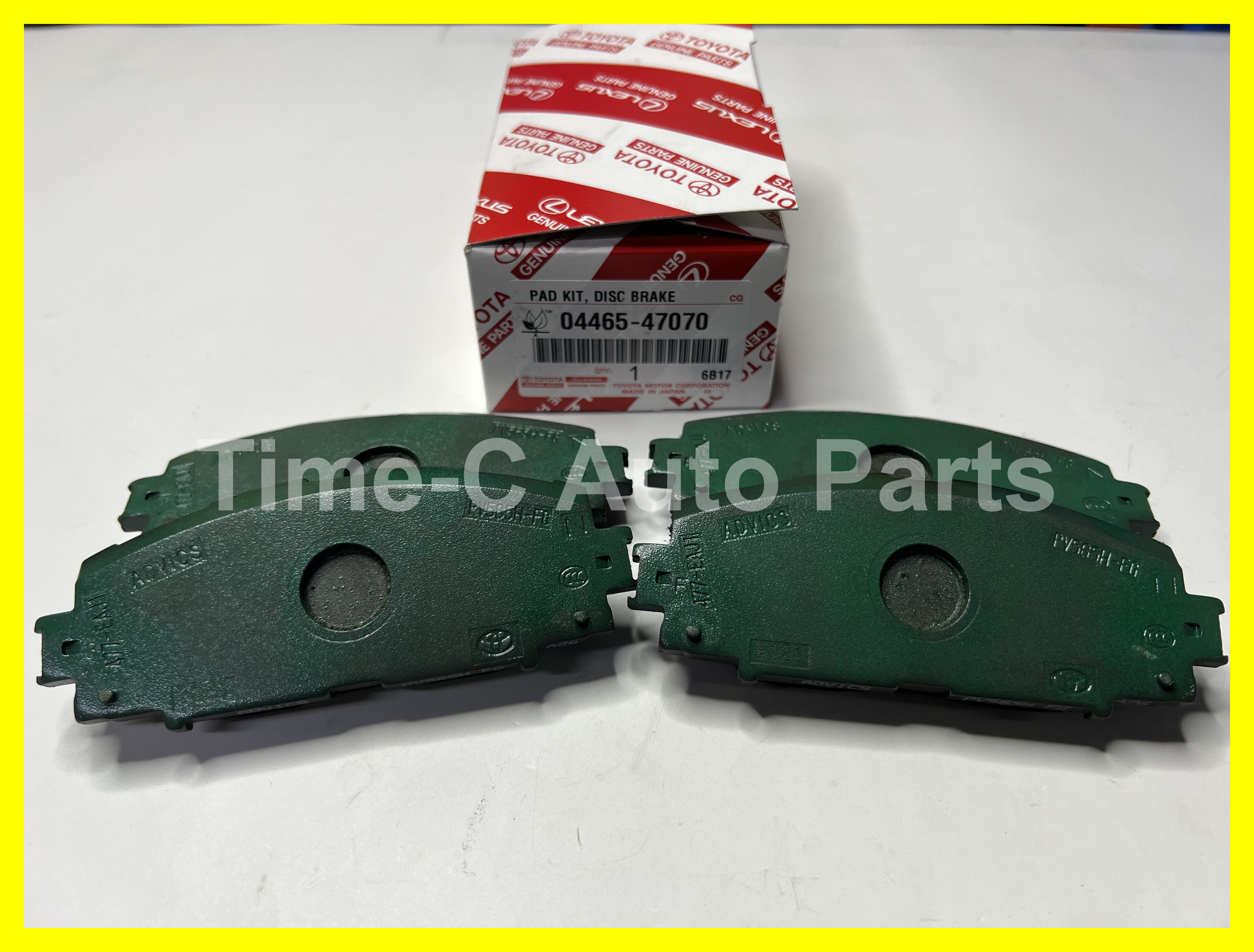 頭煞車皮 04465-47070 - Toyota Lexus CT Series