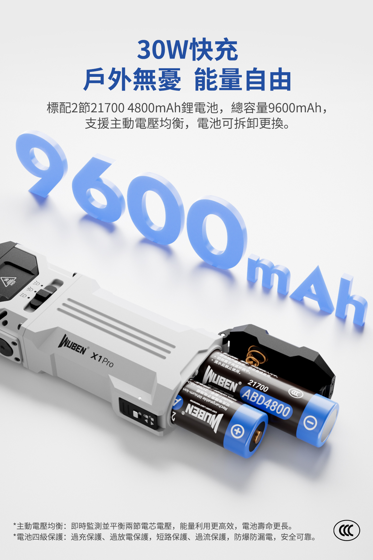 Wuben X1Pro 旗艦級手電筒