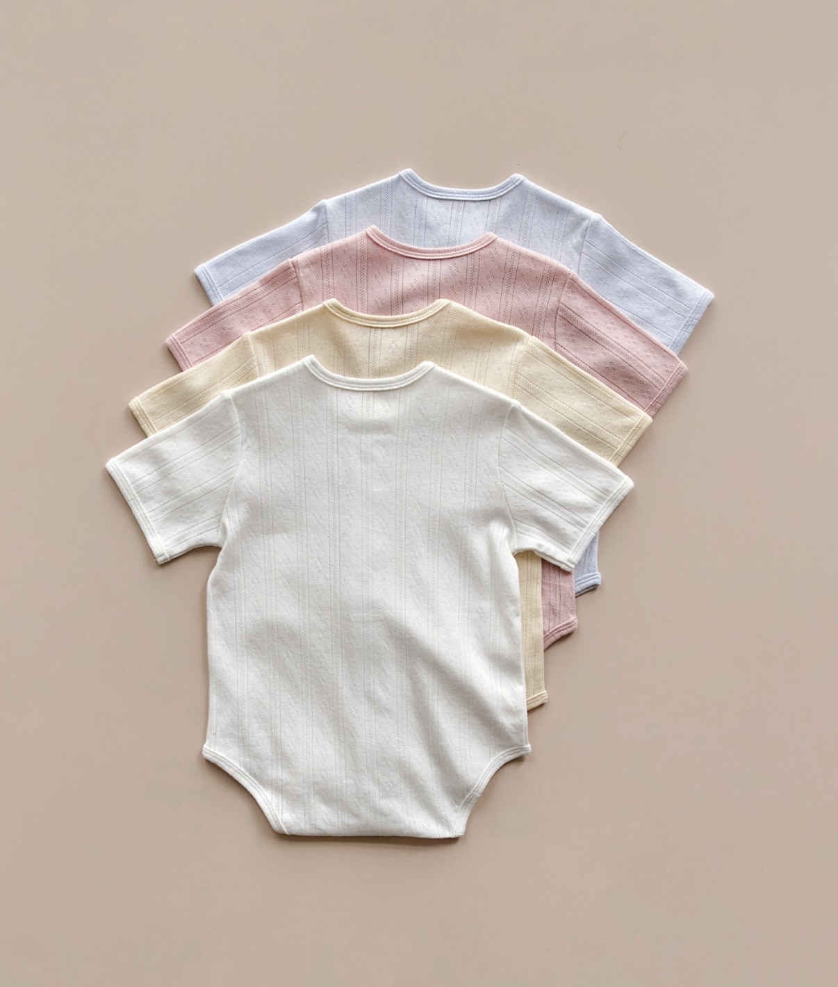 26S/S DTD一碰閉合磁扣系列🧲-清涼鏤空包屁衣