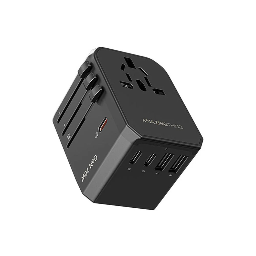 AMAZINGTHING Explorer 旅行充電器 Travel Charger | 1-World 4-Port | USB-C & USB-A