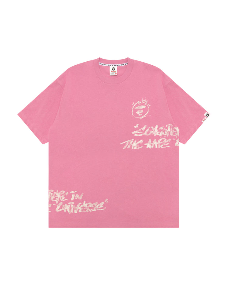 Graphic tee with moonface design (1976XX) 寬鬆版