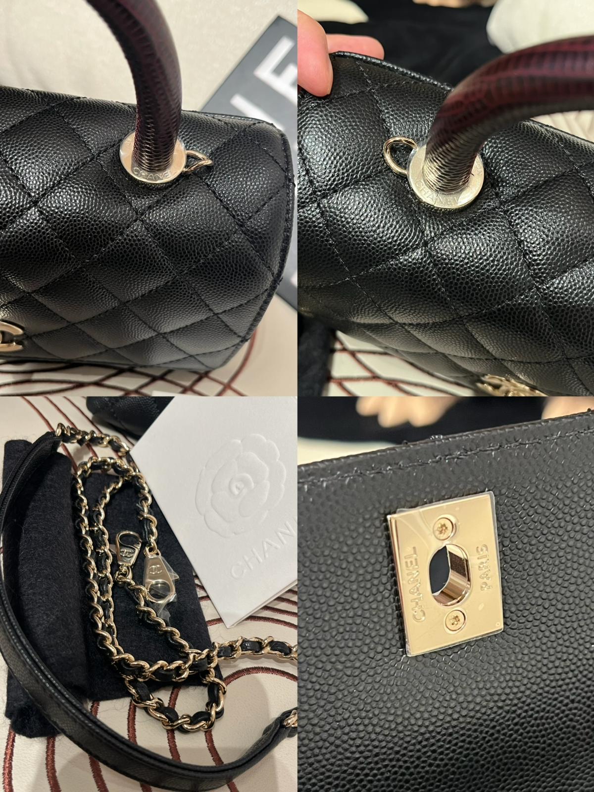 全新 Chanel coco handle small  100%Authentic,全新貨品 ✅ 2024收據✅晶片✅dust bag✅box