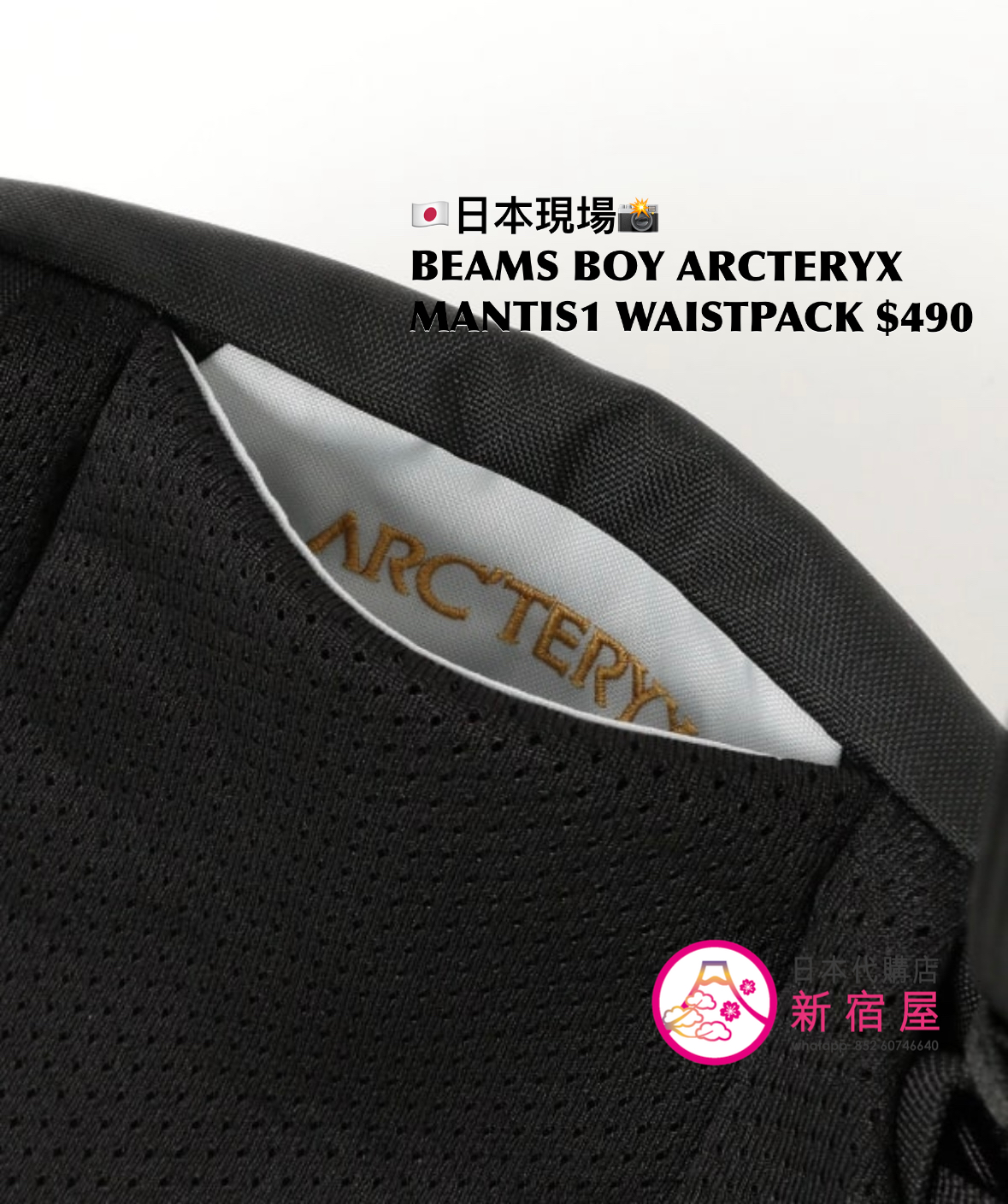 BEAMS BOY ARCTERYX MANTIS1 WAISTPACK