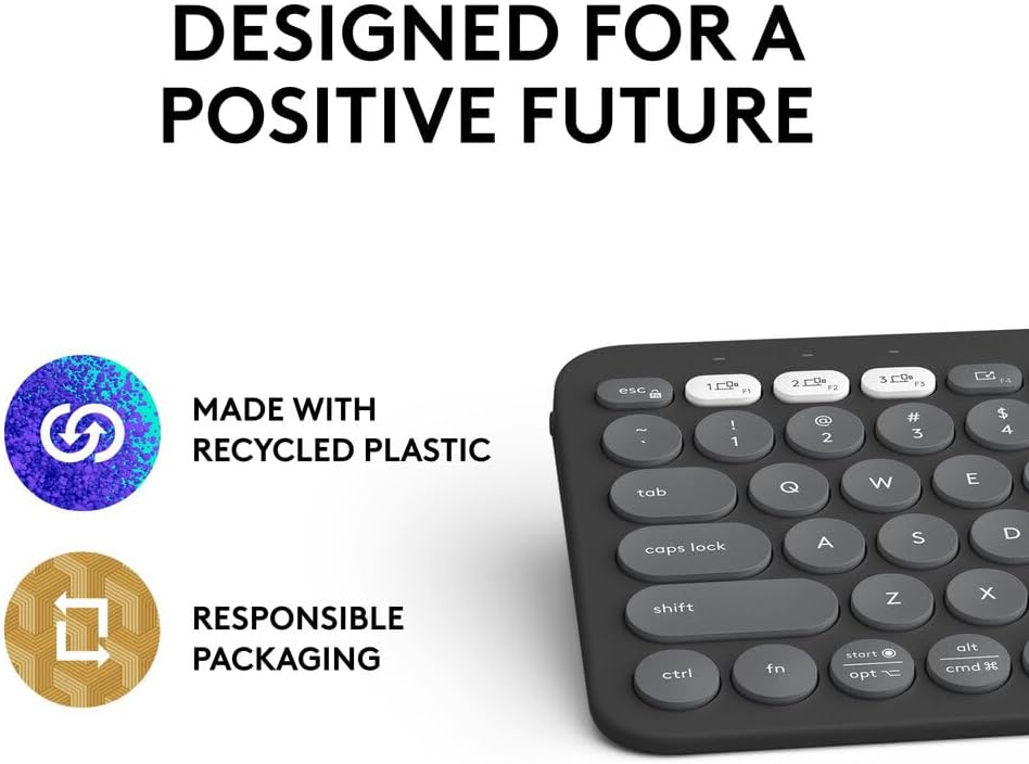 Logitech PEBBLE Keys 2 K380s 跨平台無線鍵盤