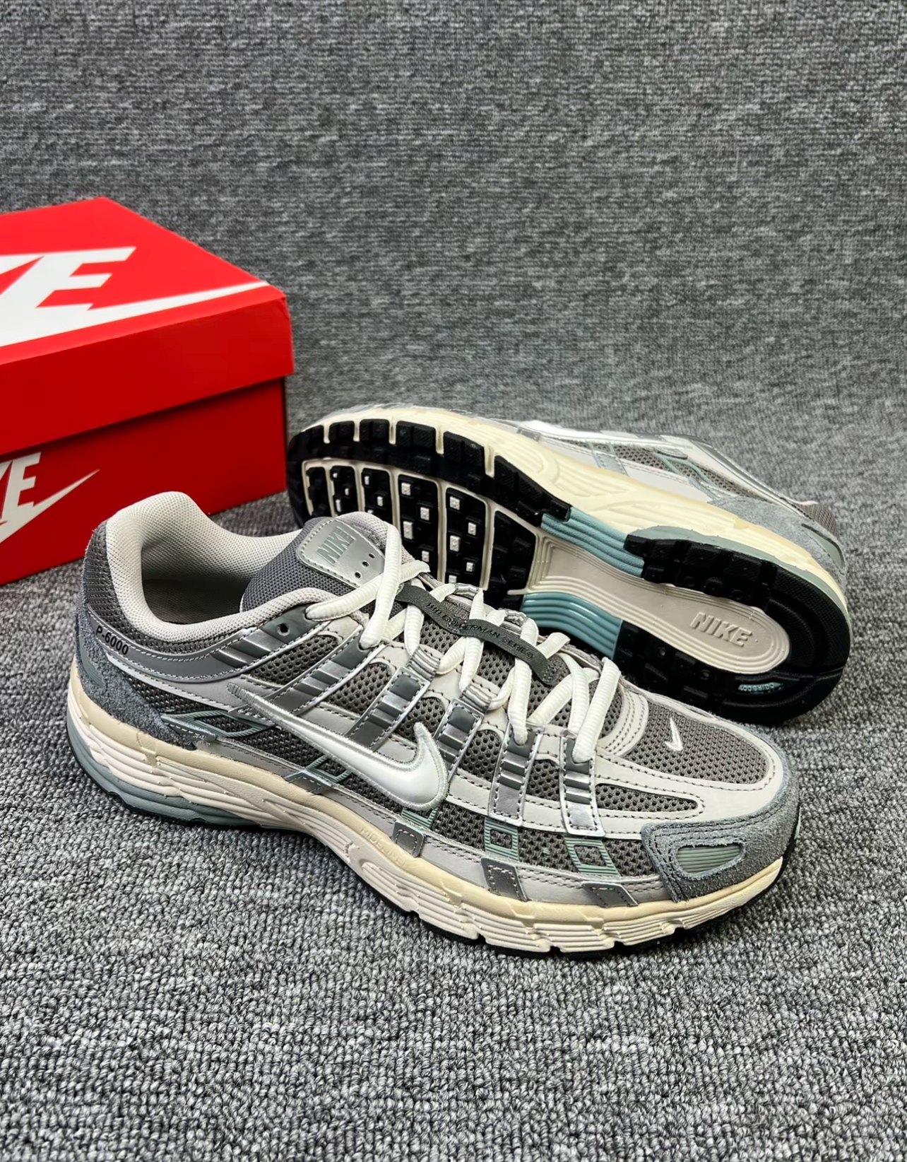 FN7509-029 Nike P-6000 Flat Pewter FN7509-029