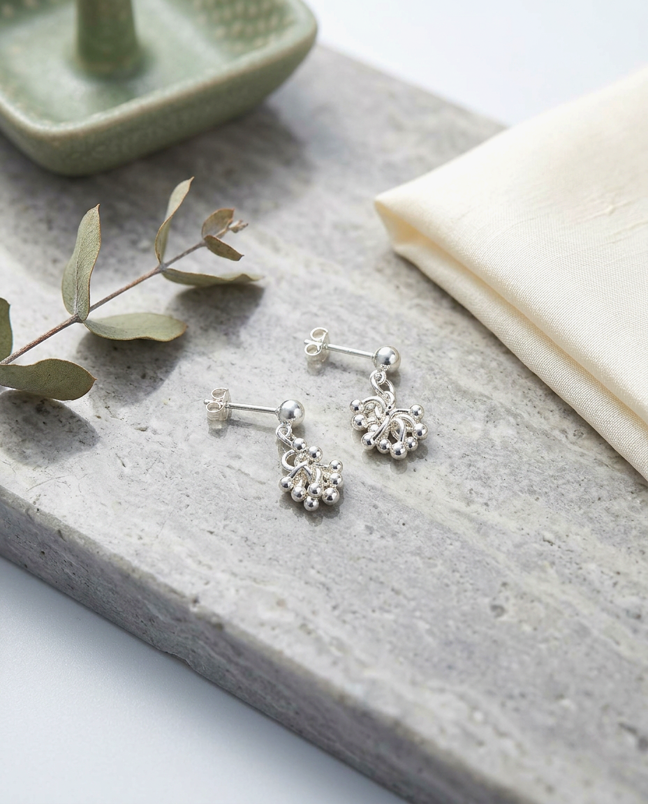 S925 - EE0338 Drop Earrings
