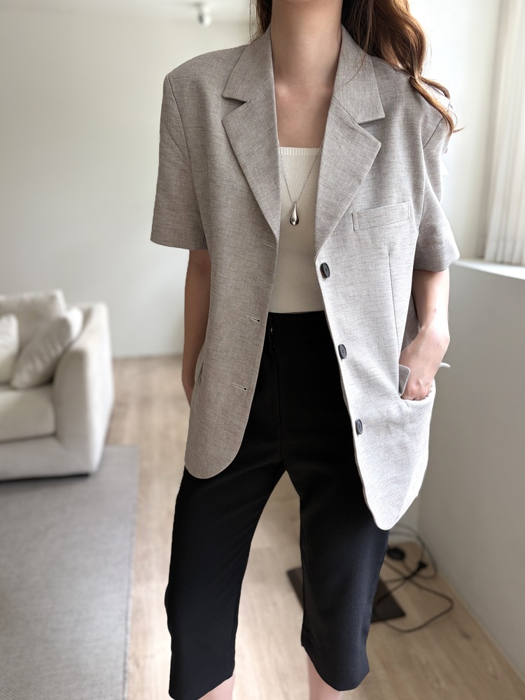 The Oversized Oatmeal Blazer