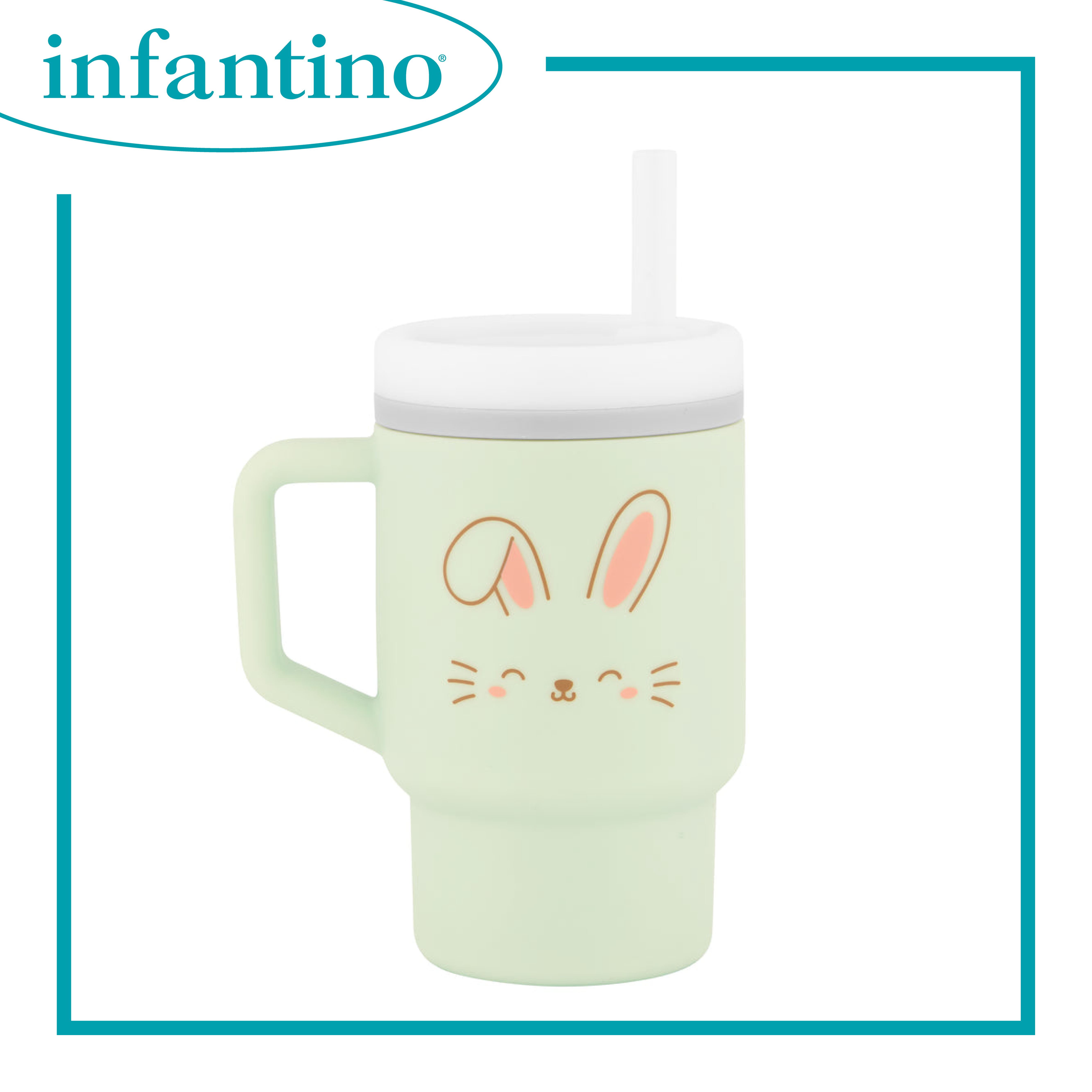 My 1ˢᵗ Tumbler 矽膠吸管學飲杯 (多色可選)