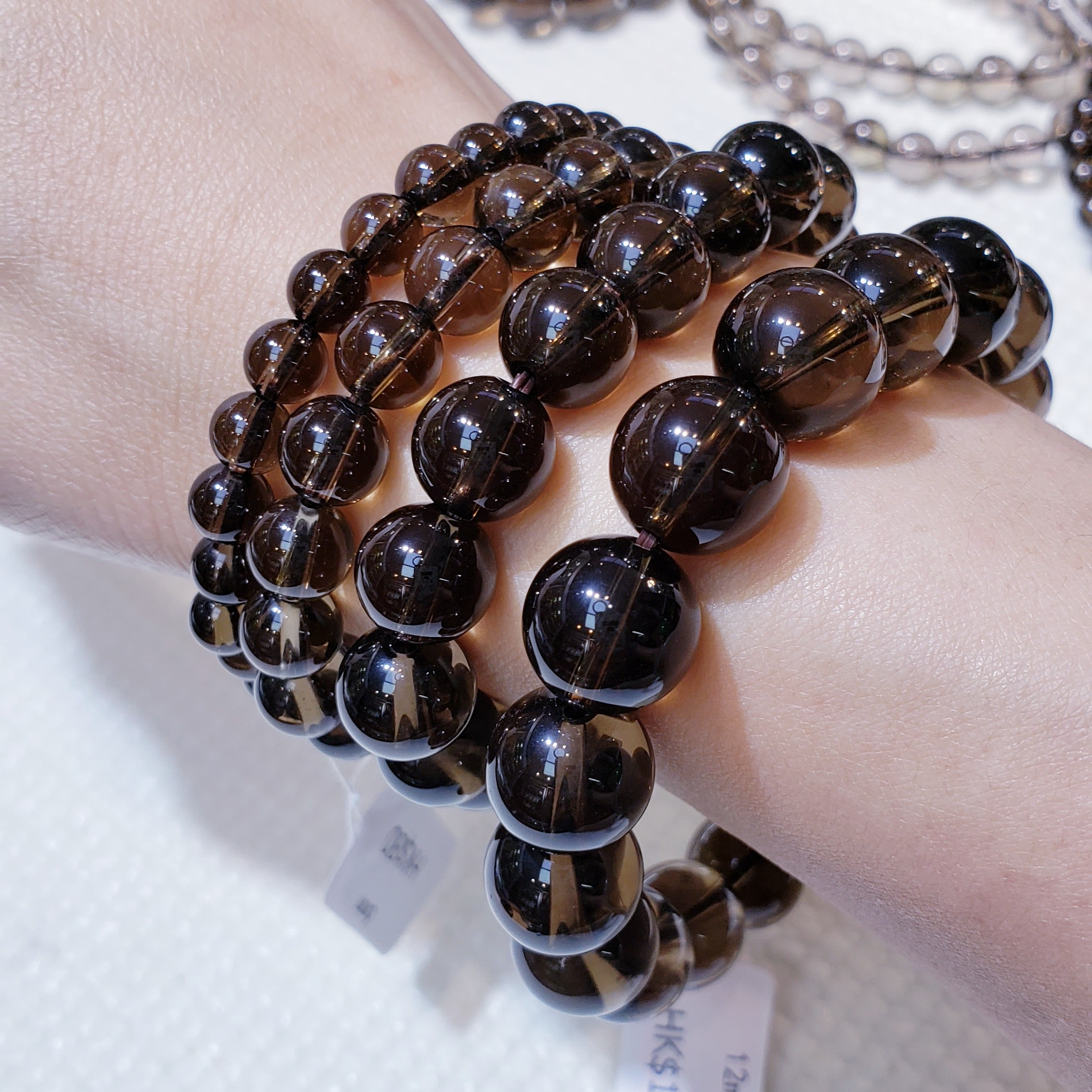 茶水晶手串(Smoky Quartz)