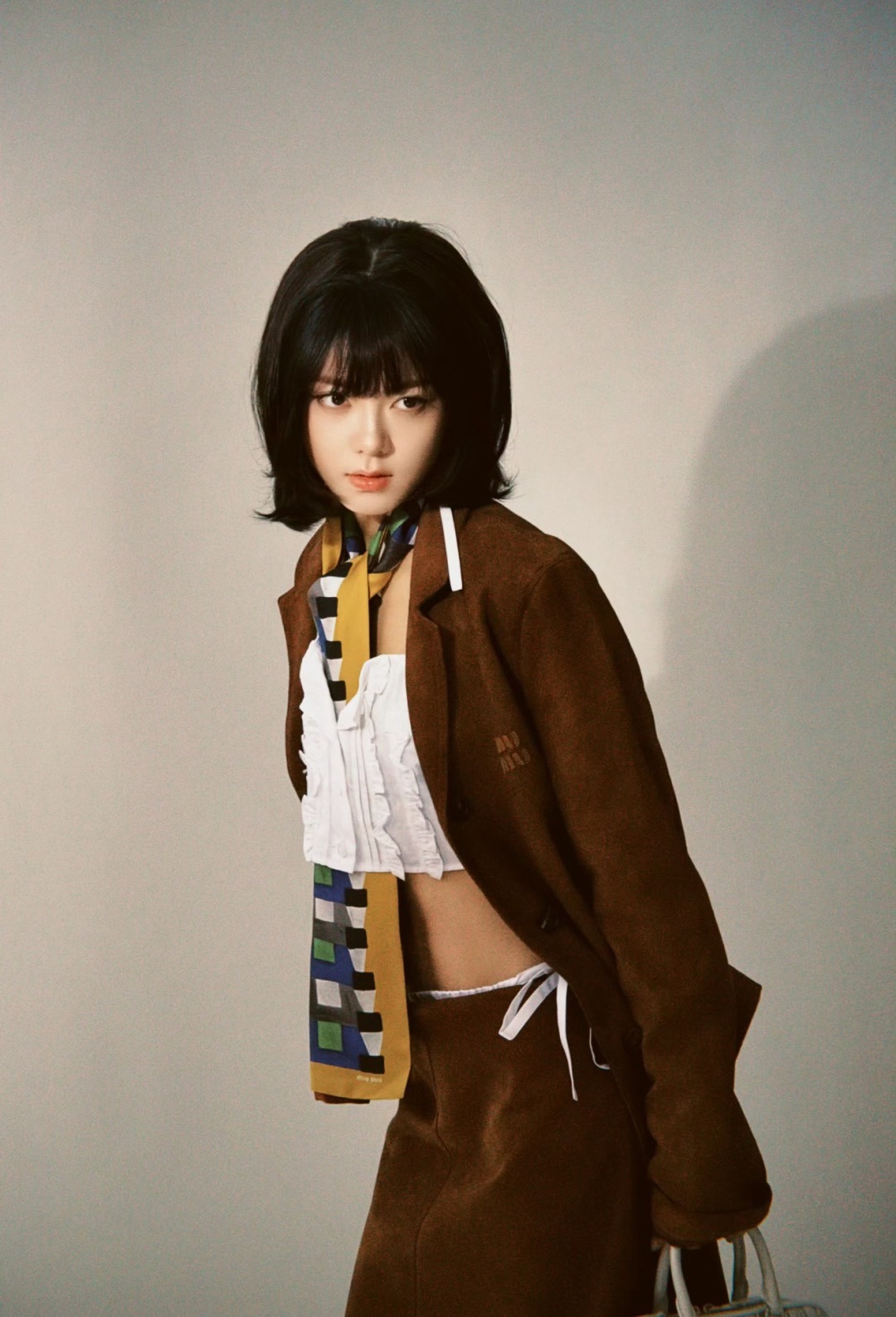 Miu Miu Printed Silk Scarf 幾何印花絲巾