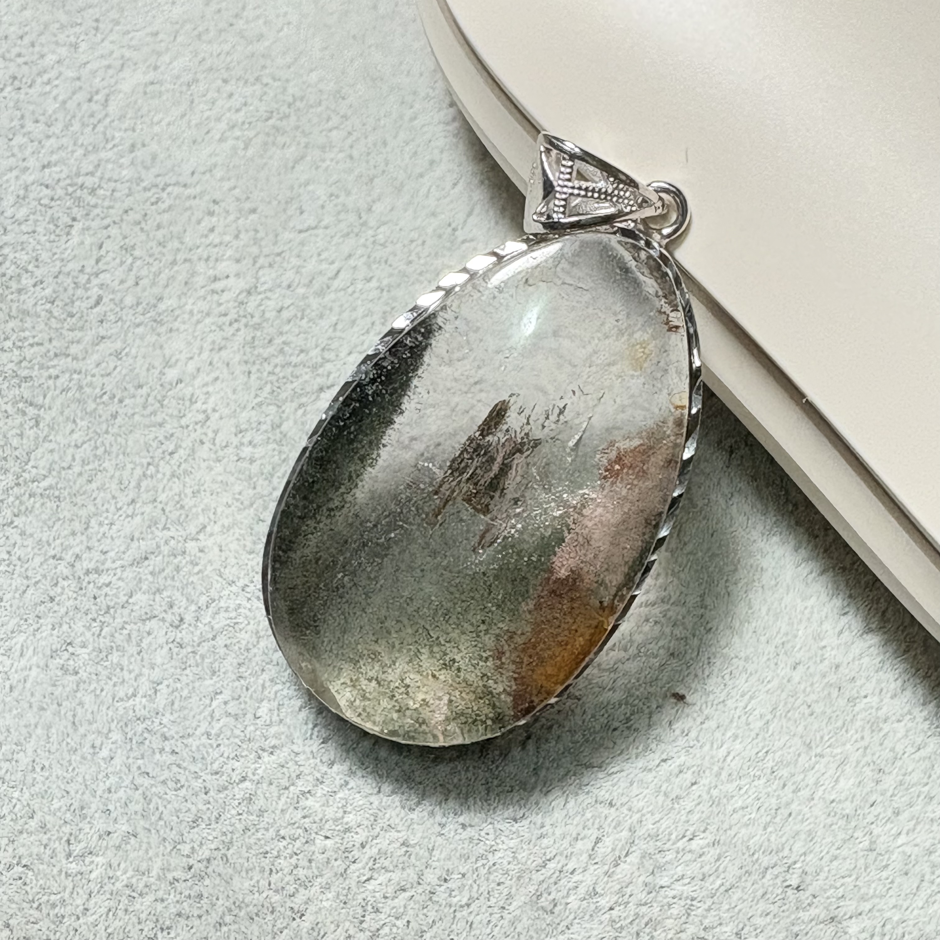 綠幽靈吊咀 重：9.63g(附送證書）No19-590