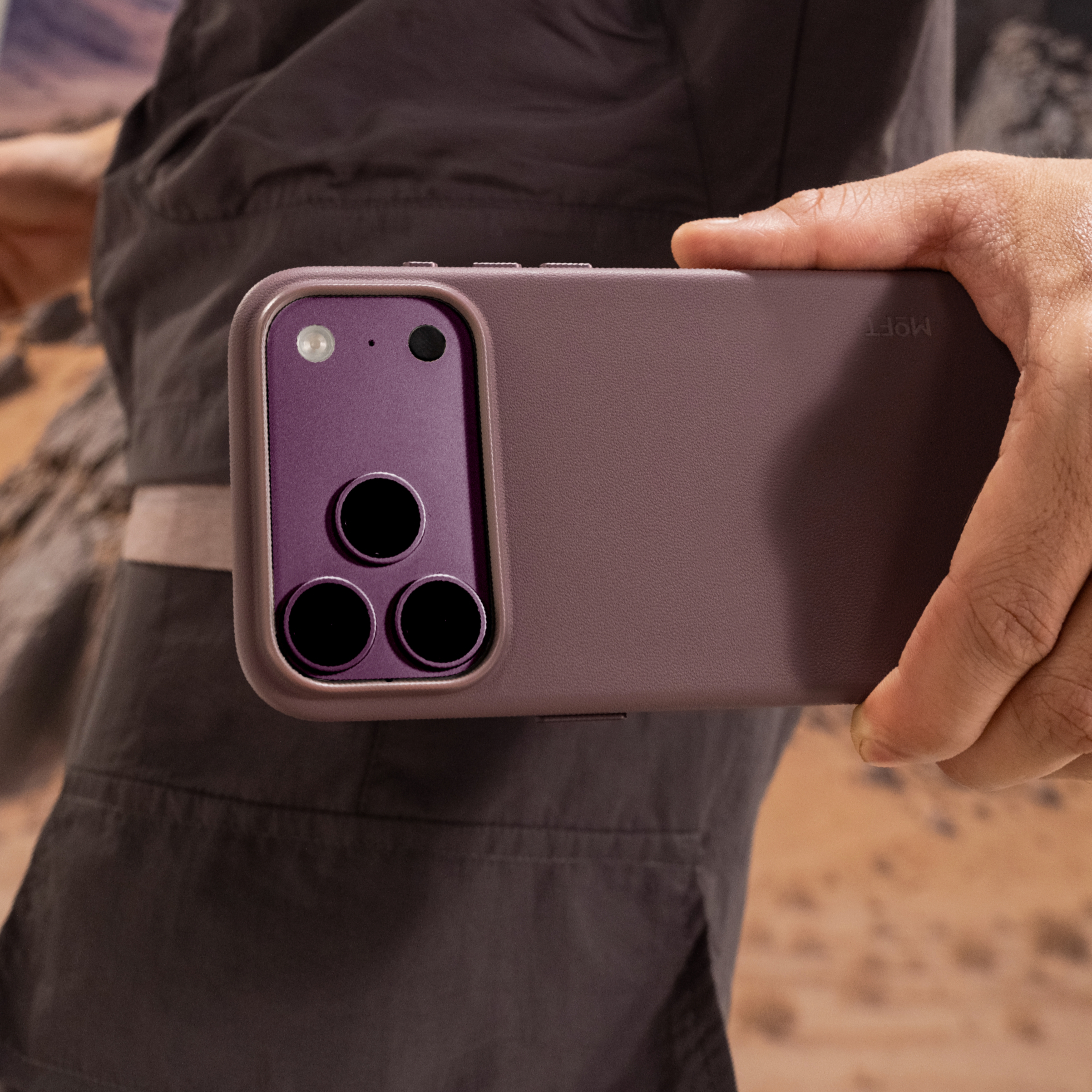 MOFT Snap Case for iPhone 18 Pro Max MOVAS™ 皮革磁力保護殼