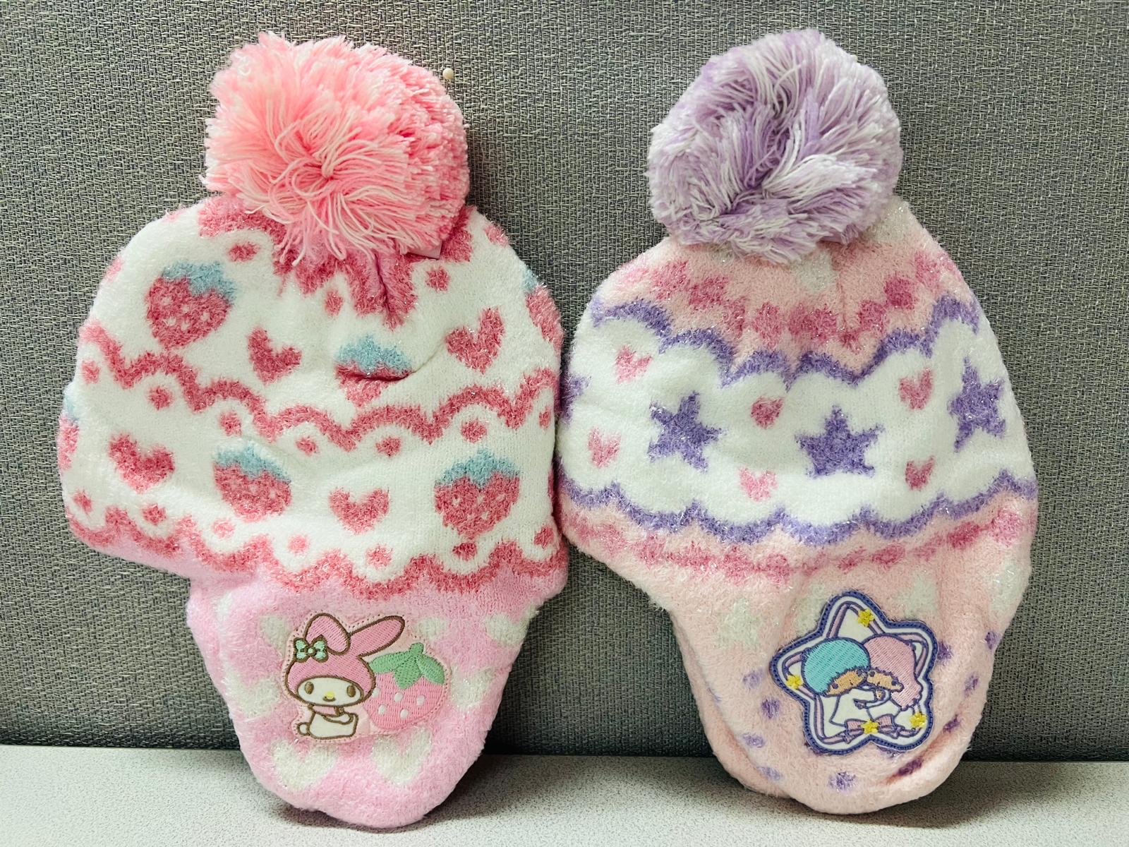 🎌日本直送🎌Melody Little Twin Stars兒童保暖冷帽