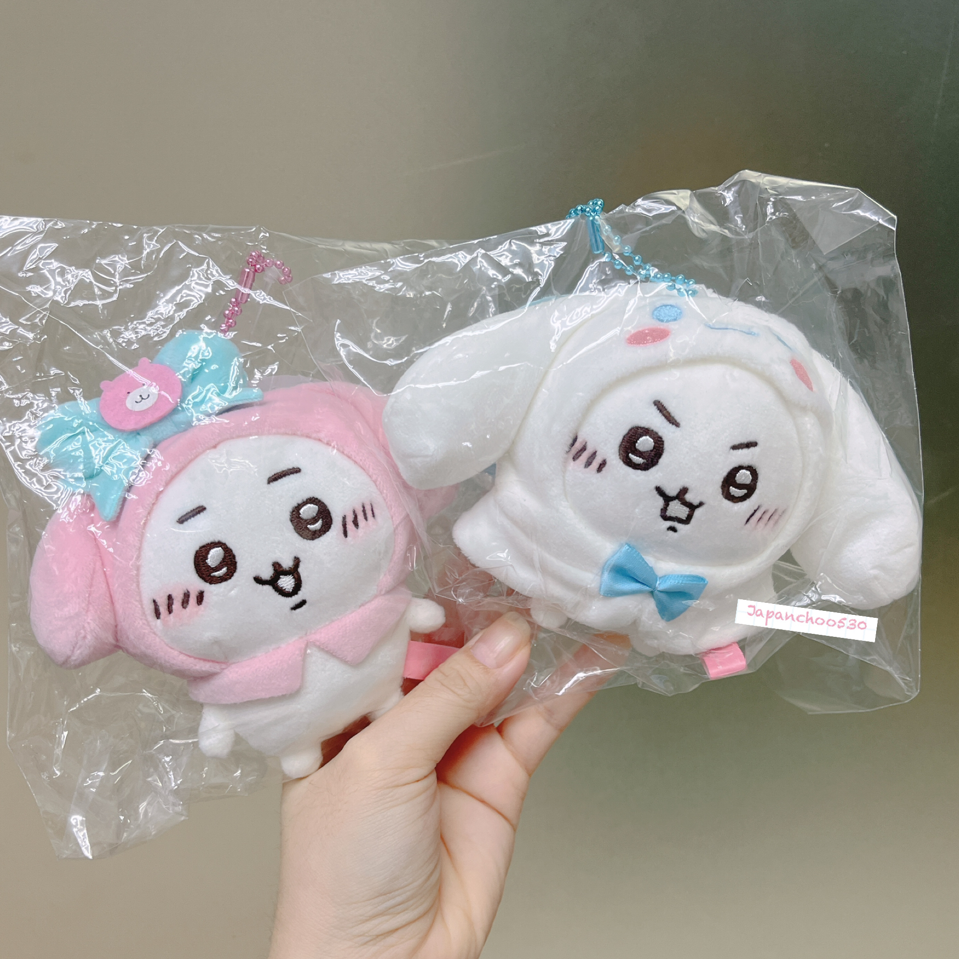日本現貨📍Chiikawa x Sanrio系列第二彈 - 公仔吊飾