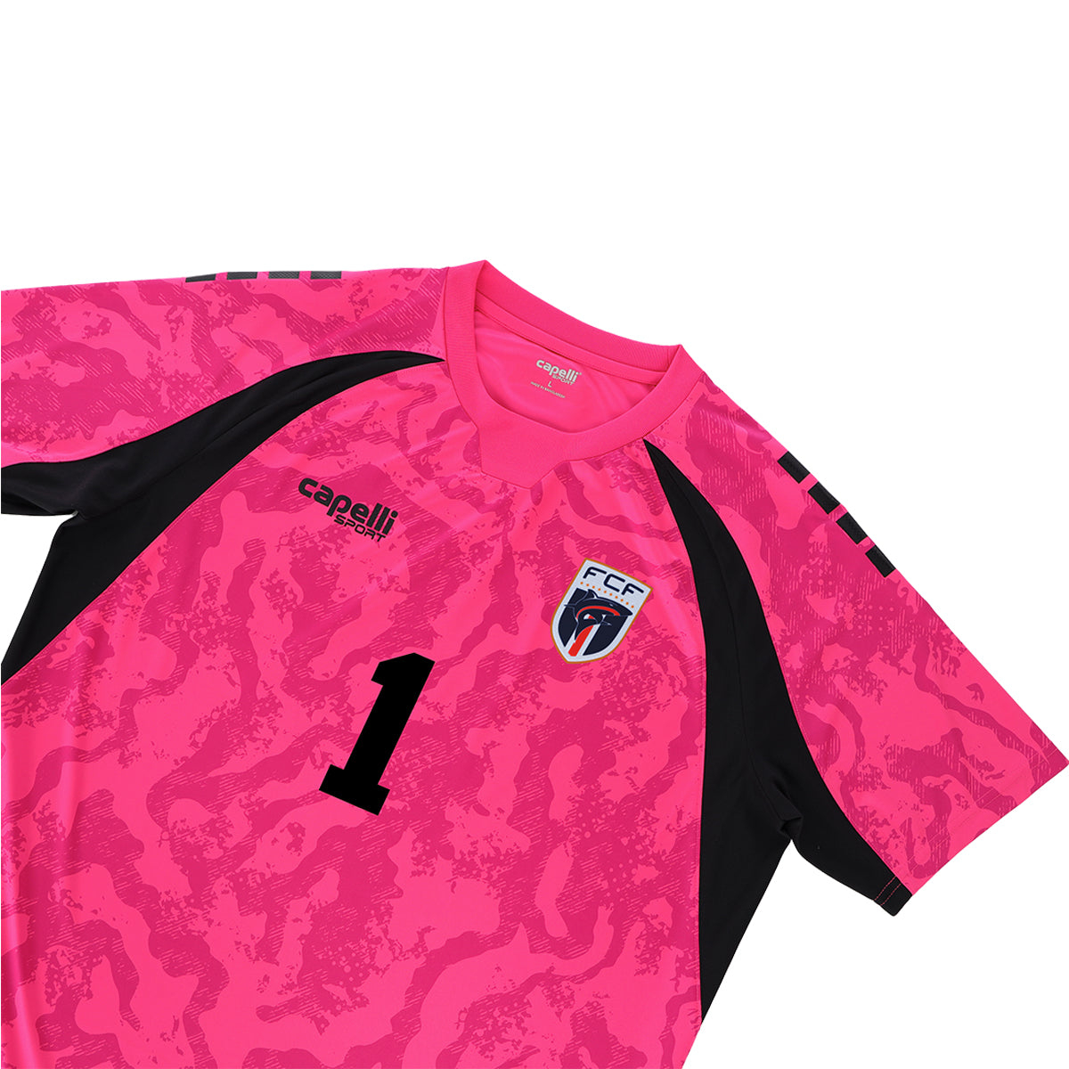 *限定預售【經典見證】Capelli Cabo Verde 佛得角粉紅色門將球衣連Vozinha 一號官方字 AGA-14279R_BRIGHTPINK