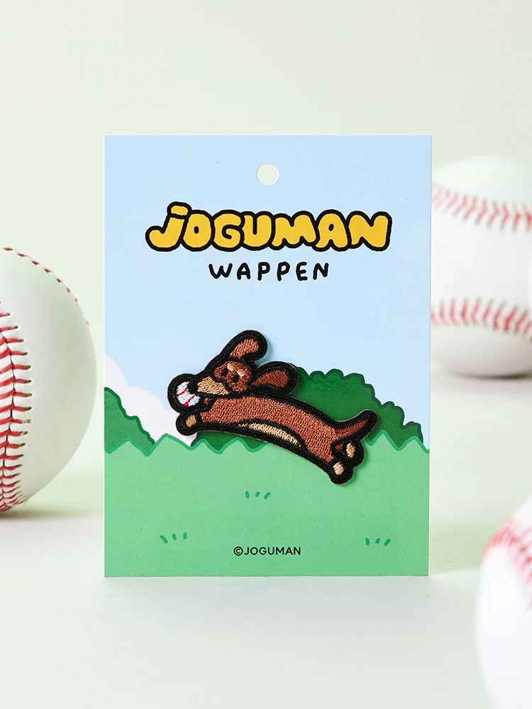📦訂購 韓國代購 Line Friends JOGUMAN EMBROIDERED PATCH 刺繡棒球貼片