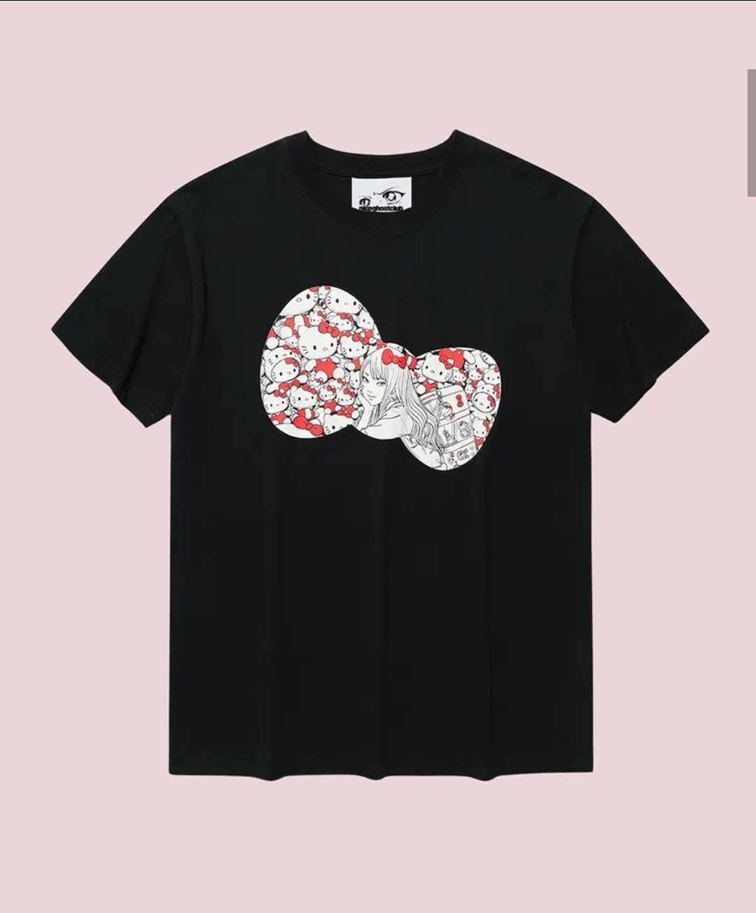 伊藤潤二  × Sanrio × niceghostclub 聯動限定系列｜黑色Kitty款