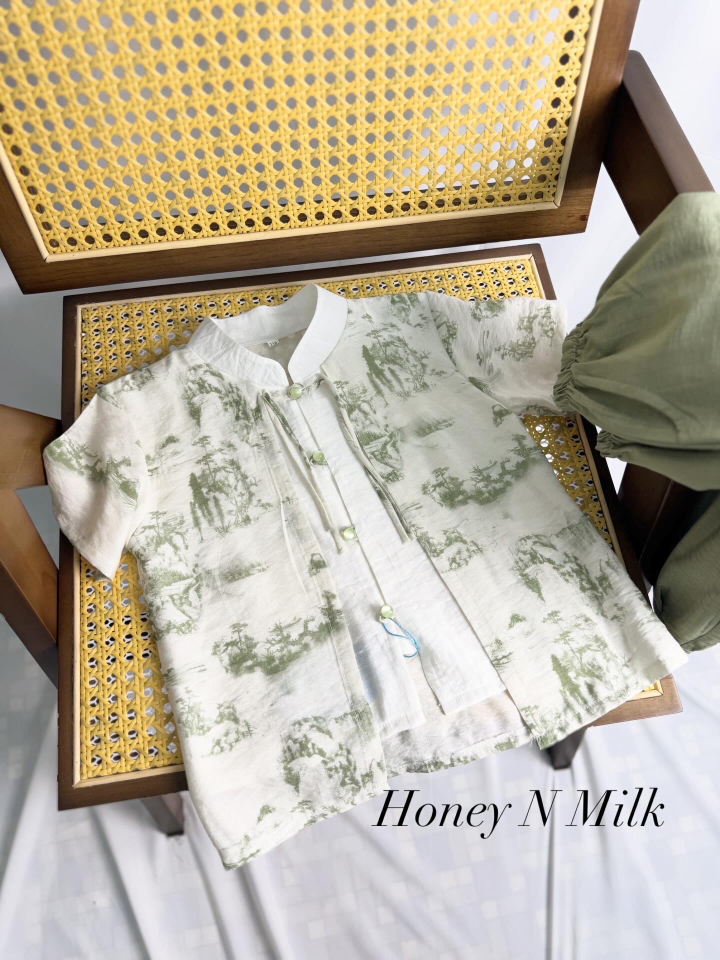 CNY Scenery Green Set Wear