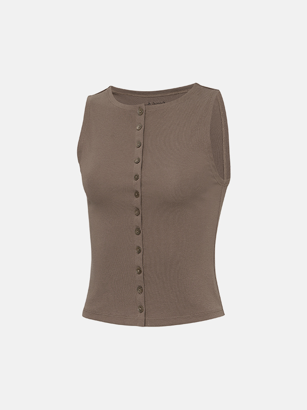預購_Twelve Button Sleeveless by Grandeline