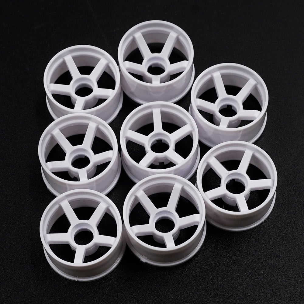 Yeah Racing Plastic Wide Rim RWD Set 11mm X 20mm (Offset 0 +1 +2 + -1) WL-0185WT