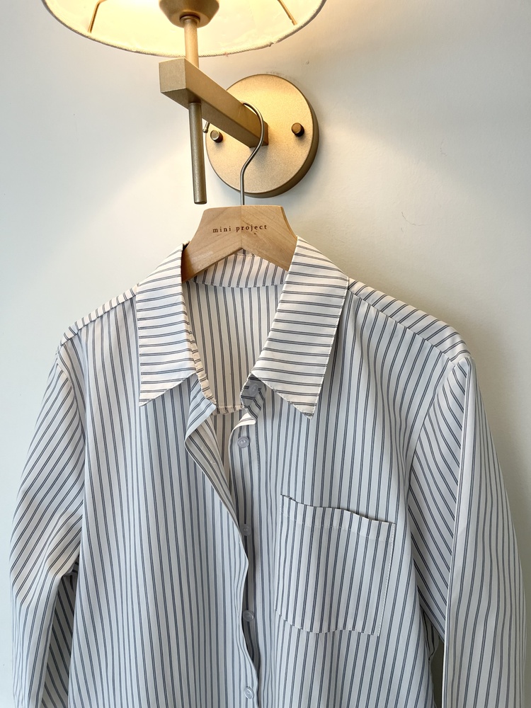 The Striped Shirt Dress