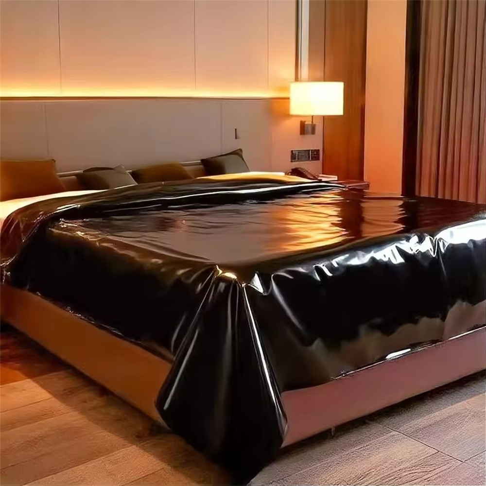 PVC床單 130*220cm 黑色 UB0276