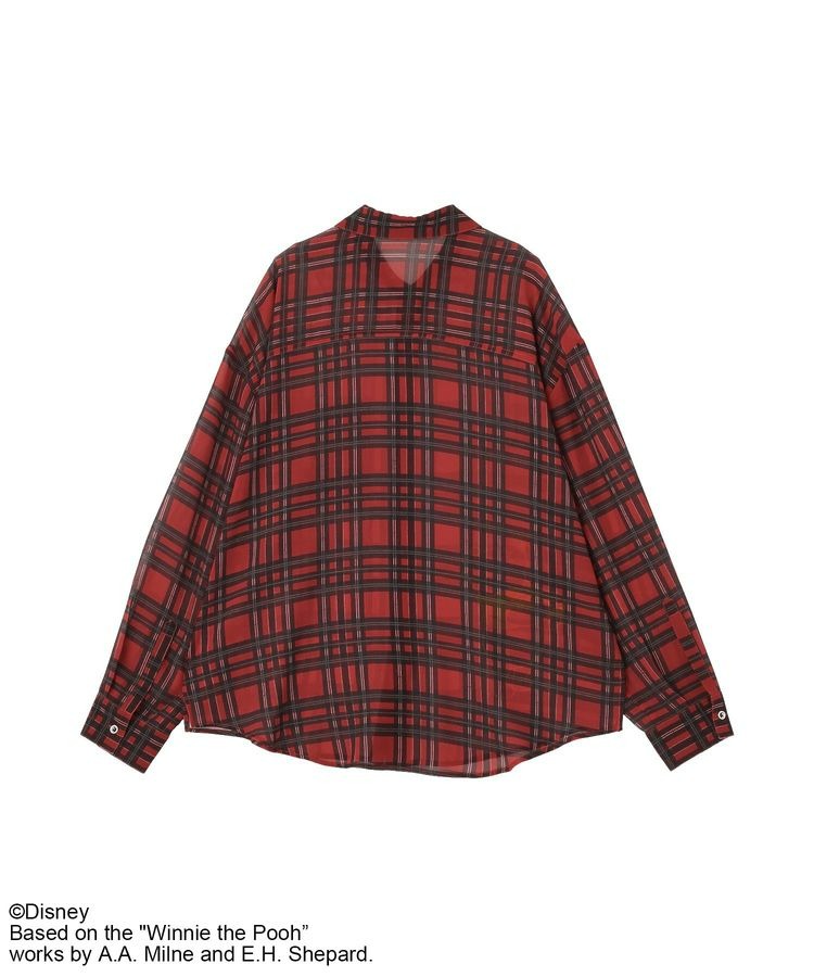 🌸 【預訂】Pooh 長袖Shirt(RD) - Green Parks x Pooh 