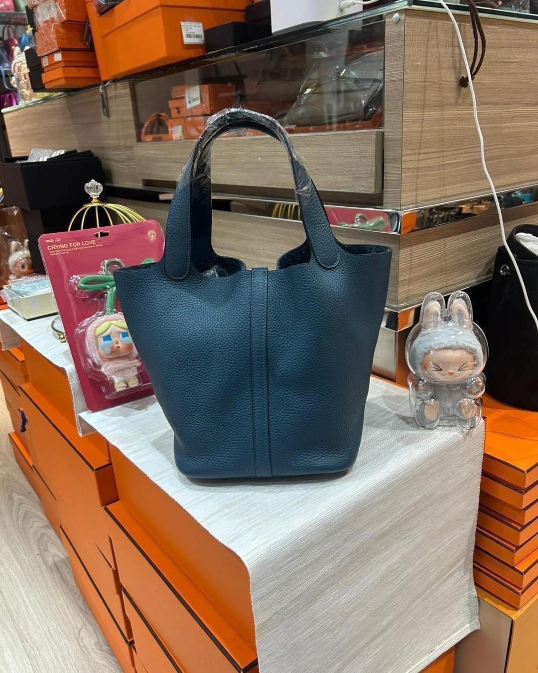 Hermes picotin 22,STAMP X  100%Authentic,98%new ✅key lock ✅dust bag✅box 